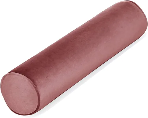 Vista 23 de Tinbolunce Almohada enrollable de espuma viscoelástica para rodilla/pierna/cuello - Cojín cilíndrico de luna llena/almohada cilíndrica redonda