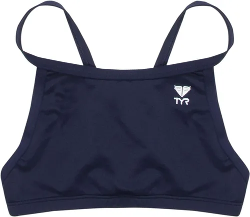 Vista 5 de TYR Sport - Bikini de entrenamiento Durafast de tono sólido para mujer con espalda tipo diamante