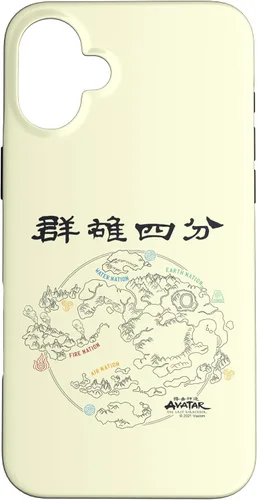 Vista 22 de Funda para iPhone 16 Avatar: The Last Airbender World Map