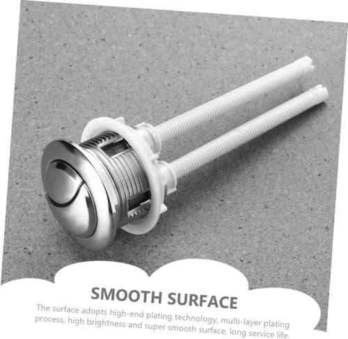 Vista 4 de 3 unids doble empuje inodoro botones de descarga forma accesorios de baño para reemplazo de tanque de inodoro