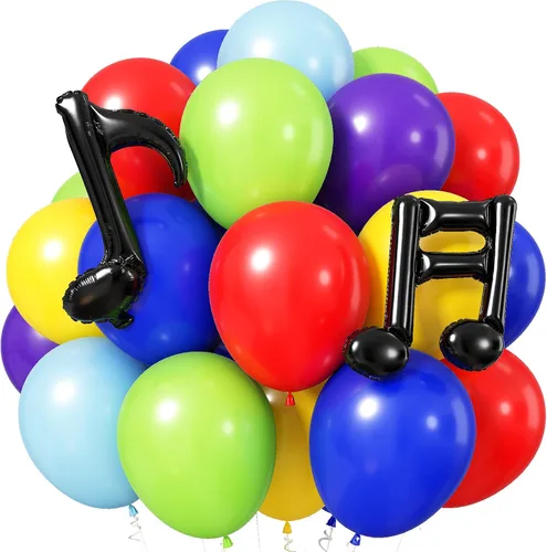 Vista 18 de HILAVO Globos negros, azules, blancos Negro Azul Blanco