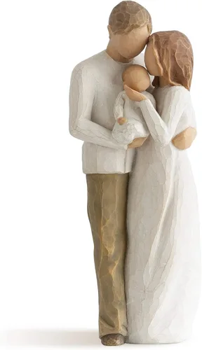 Vista 10 de Willow Tree Nurture, figura esculpida pintada a mano Hand-Painted Resin Figurine, Sculpted by Artist Susan Lordi, Celebrates Loving Family