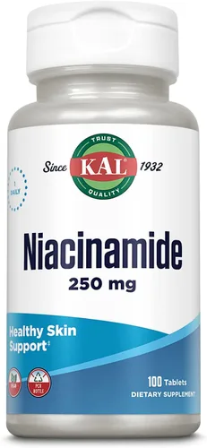Vista 7 de KAL Niacin 500mg Flush Free - Suplemento de vitamina B3 - Metabolismo y apoyo energético - Apoyo a la piel, nervios, salud digestiva y circulación