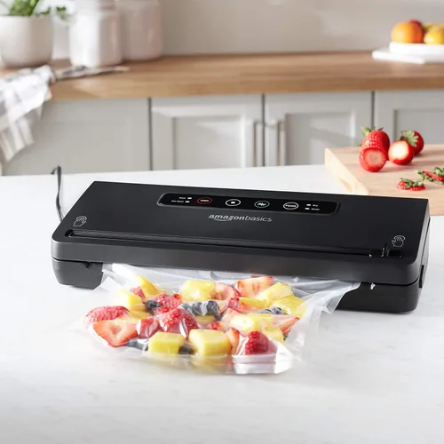 Vista 6 de Amazon Basics - Sistema de sellado al vacío, color negro