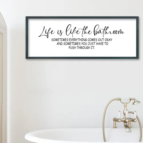 Vista 26 de FZMHASLWW Decoración de Pared para Comedor Bendición Cristiana Bendice la Comida Familia Amor Letrero de Versículo Bíblico 32"×12" Escritura