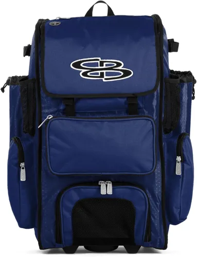 Vista 78 de Boombah Rolling Superpack - Bolsa para equipo de béisbol/sóftbol, varios colores, mango telescópico y capacidad para 4 murciélagos, versión