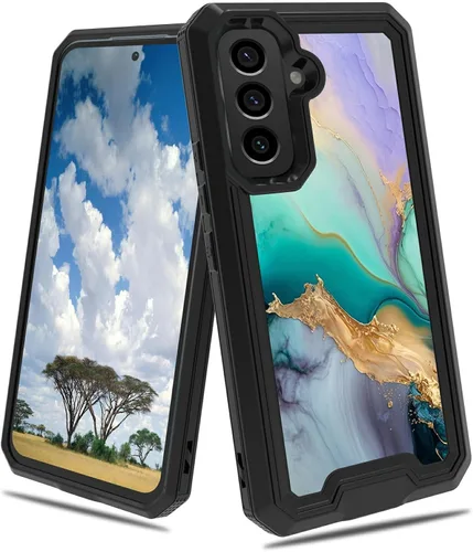 Vista 34 de Funda para Samsung S23 FE Funda Galaxy S23 FE 2 en 1 PC duro de doble capa TPU suave a prueba de golpes Funda protectora para Samsung Galaxy S23 FE