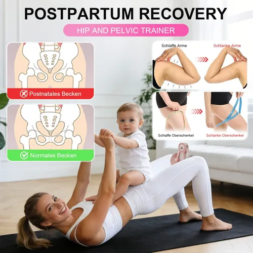 Vista 4 de Kegel Exerciser Pelvic Floor Muscle: Inner Thigh Exerciser for Women with Smart Counter, Adjustable Thigh Master for Hip Strengthening & Leg