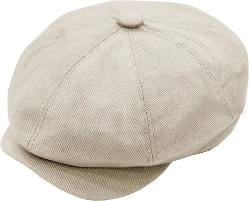 Vista 6 de Newsboy - Gorras de algodón para hombre, gorra de algodón clásica de 8 paneles para mujer (algodón, mezclilla)