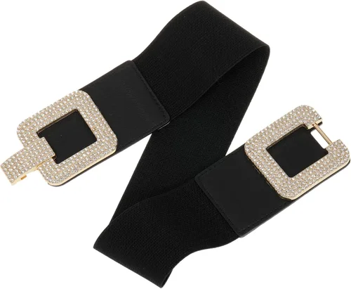 Vista 5 de Cinturón elástico vintage elástico retro de cintura ancha para mujer