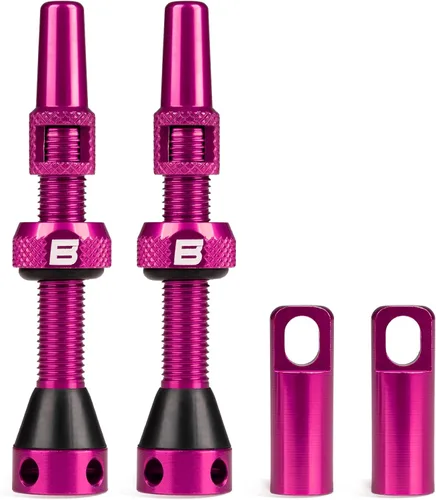 Vista 10 de BWSHLF Vástago de Válvula Sin Cámara Presta 40/44/55/60/65/70/80/100 mm, Kit de Vástago Presta de Aleación Super Ligera con Herramienta