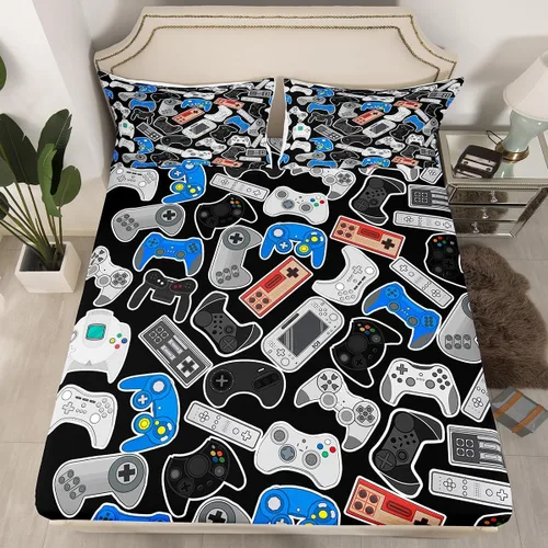 Vista 49 de Erosebridal Juego de sábanas de ratas para niños, tamaño Queen, juego de ropa de cama con diseño de roedores de ratón, divertido diseño de animales