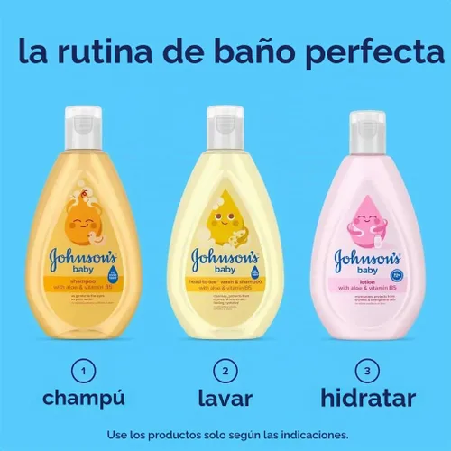 Vista 8 de Johnson's Champú para bebé, tamaño de viaje, 1.7 onzas (paquete de 4)