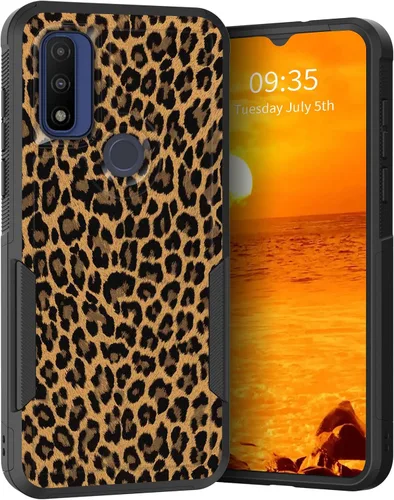 Vista 215 de para Moto G Play 4G 2024, funda de dos capas híbrida resistente y a prueba de golpes, PC duro + silicona suave protectora para Motorola Moto G Play
