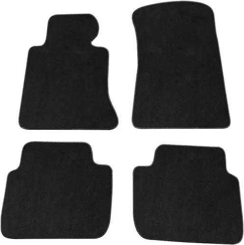 Vista 11 de IKON MOTORSPORTS, Alfombrillas de Piso Compatibles con BMW Serie 3 E46, 1998-2006 Ajuste de Fábrica Beige de Nylon Delanteras y Traseras