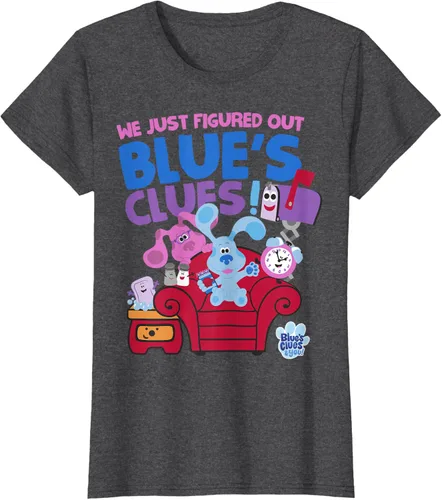 Vista 4 de Blue's Clues & You Group Shot Just Figured Out Blue's Clues Camiseta Negro