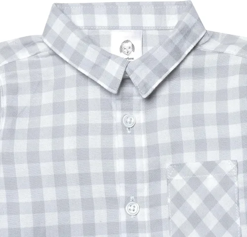 Vista 2 de Gerber Camisa de manga larga con botones para bebés y niños pequeños