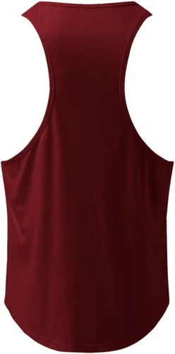 Vista 3 de Camiseta sin mangas para hombre, camisetas sin mangas ajustadas de moda para verano, camisetas de playa C