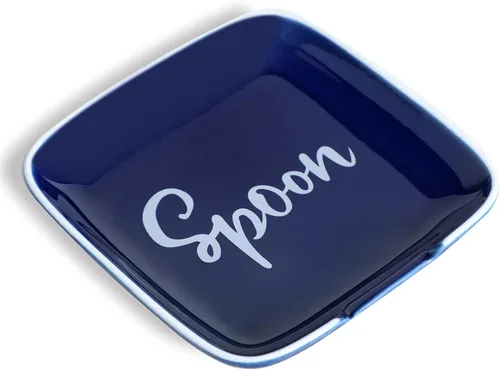 Vista 8 de GDCZ Soporte de cuchara de cerámica para estufa de 4.75 pulgadas, soporte de cuchara grande para encimera de cocina, cuchara moderna para granja