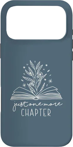 Vista 22 de Just One More Chapter - Carcasa para iPhone 17 (azul pizarra)