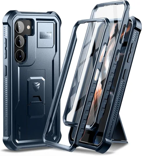 Vista 8 de Dexnor Funda de cuerpo completo para Samsung Galaxy S23 5G/6.1 pulgadas, marco frontal extra, protección de grado militar, protector de pantalla