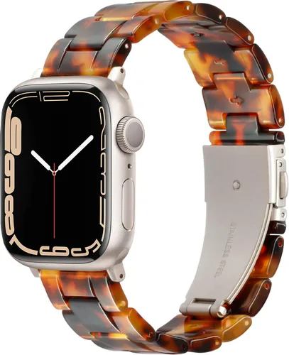 Vista 17 de Compatible con Apple Watch Band de 1.614 in, 1.575 in, 1.496 in o 1.929 in, 1.772 in, 1.732 in, 1.654 in, correa de repuesto de resina ligera