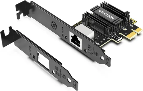 Vista 9 de NICGIGA Adaptador de Red PCIe de 2.5G Base-T, Tarjeta de Red Gigabit PCI Express Realtek RTL8125B 2.5Gbps/1Gbps/100Mbps Convertir a Puerto LAN