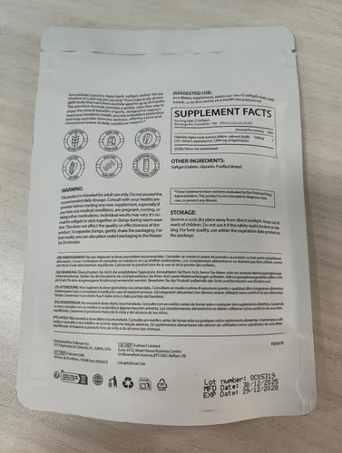 Vista 3 de Cápsulas de extracto de ajo envejecido, suplementos de ajo, cápsulas blandas de ajo orgánicas sin olor para apoyo inmunológico, totalmente