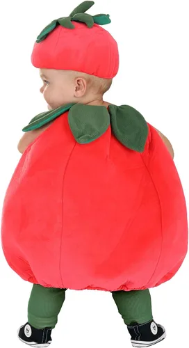Vista 3 de Disfraz infantil de tomate pequeño