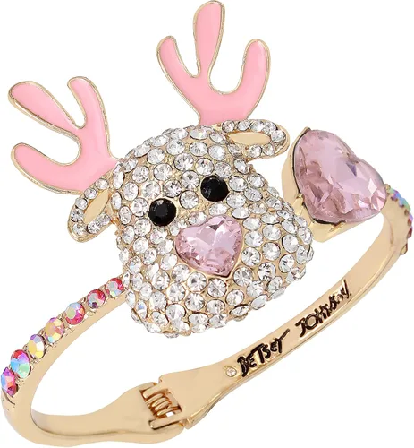 Vista 2 de Betsey Johnson Deer Hinge Bangle Bracelet