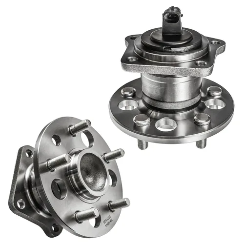 Vista 52 de Detroit Axle - 2.2L Bujes de rodamiento de rueda delanteros de 2 piezas para Honda Accord 90-97, 97 Acura CL, 2 rodamientos de ruedas y conjunto