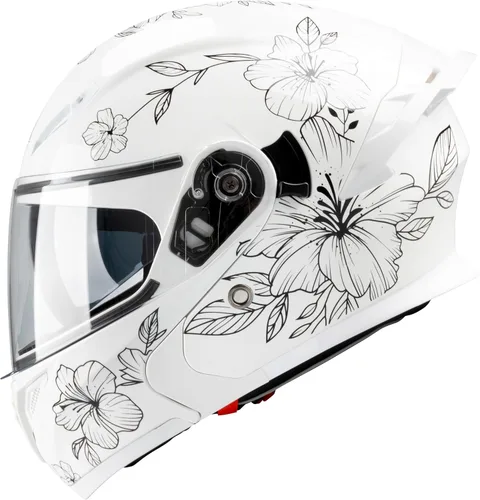 Vista 10 de Casco integral para hombres y mujeres adultos con protector solar ahumado