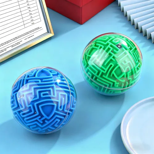 Vista 2 de YongnKids Amaze - Rompecabezas de pelota de laberinto secuencial de memoria 3D, regalos de juguetes para niños y adultos - Juego de desafíos