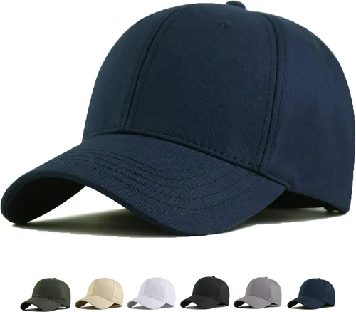 Vista 14 de Gorra de béisbol de gran tamaño XXL para hombres, sombreros de cabeza grande, sombrero de papá ajustable de 23.6 a 26.8 pulgadas