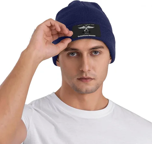 Vista 7 de Beanie Hat Unisex Stretchy Hat Soft Warmth Knit Hat Cap for Men & Women