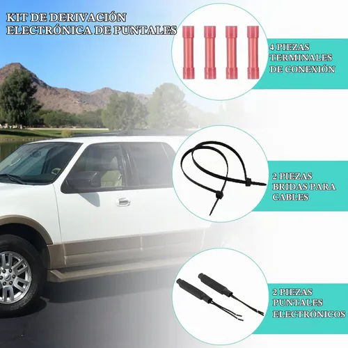 Vista 5 de Kit Electrónico de Derivación de Amortiguador Compatible con Buick GMC Cadillac Chevrolet Ford 2000-2012 Funciona en Amortiguadores de Suspensión