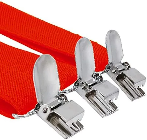Vista 3 de Navisima Adjustable Elastic Y Back Style Unisex Suspenders for Menand Women With Strong Metal Clips