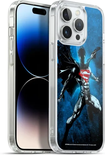 Vista 20 de Head Case Designs Officially Licensed Superman DC Comics Collage 80th Anniversary Gel Case [Military Grade Protection] Compatible with Apple iPhone