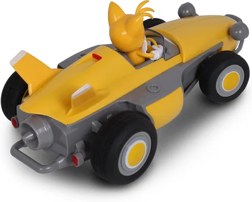 Vista 3 de NKOK Sonic Racing RC Car - Tails the Fox, 2.4GHz Turbo Boost, mayores de 6