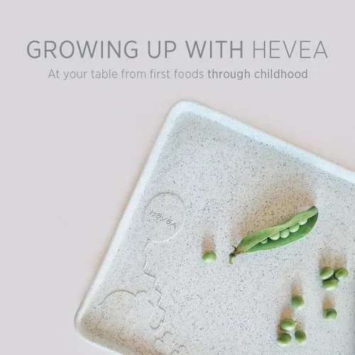 Vista 5 de HEVEA Mantel individual de goma natural para niños, alternativa a la silicona y el plástico con material reciclado, seguro para niños con divertidos