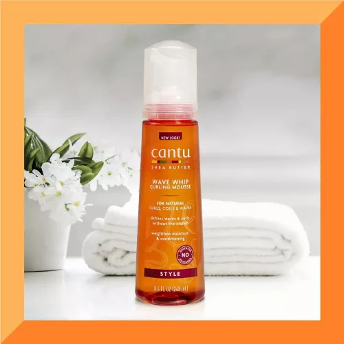 Vista 3 de Cantu Natural Hair Wave Whip Curling Mousse, 8.4 oz