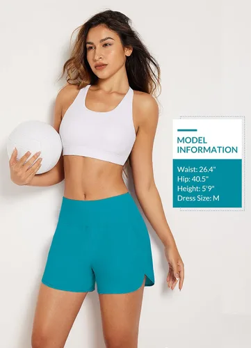 Vista 69 de baleaf Traje de baño de cintura alta de 3, 5, 7, 9 pulgadas, para mujer, de secado rápido, con bolsillos