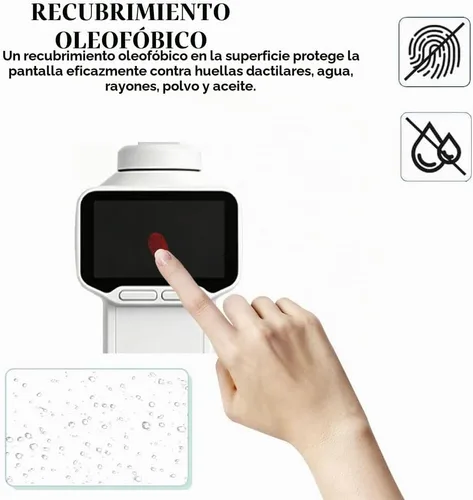 Vista 4 de PCTC Paquete de 2+2 protectores de pantalla para Insta 360 Luna Ultra