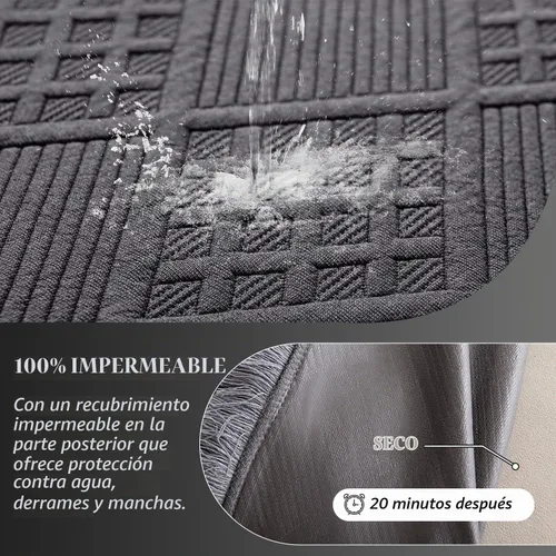 Vista 2 de Fundas Impermeables para Sofá Seccional Funda de Sofá Seccional Forma de L Fundas de Sofá Esquinero Manta para Perros Mascotas Lavable Jacquard