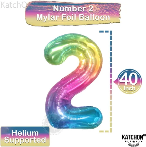 Vista 122 de KatchOn Globo negro del número 1 de 40 pulgadas, globo de feliz cumpleaños Large Mylar Number One Balloon for 1st Birthday Decorations, Foil