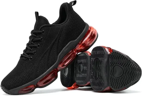 Vista 6 de Zapatillas de correr para hombre con cojín de aire, zapatillas de deporte de moda, informales, tenis, caminar, atléticos, zapatillas para hombre