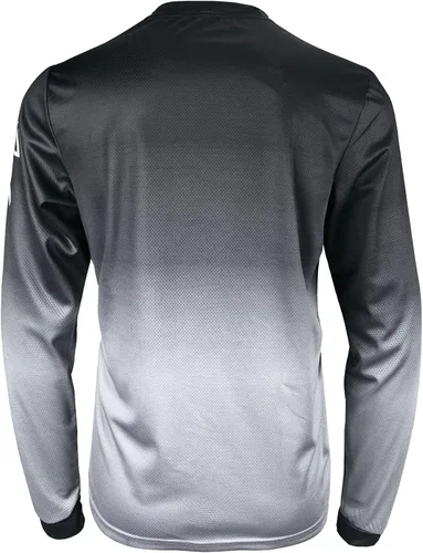 Vista 2 de Camisetas de ciclismo de montaña para hombre, manga larga, MTB Off-Road Motocross Jersey de secado rápido y absorbe la humedad
