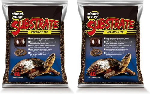 Vista 8 de Vermiculita 2.1QT para reptil tortuga terrario sustrato serpiente ropa