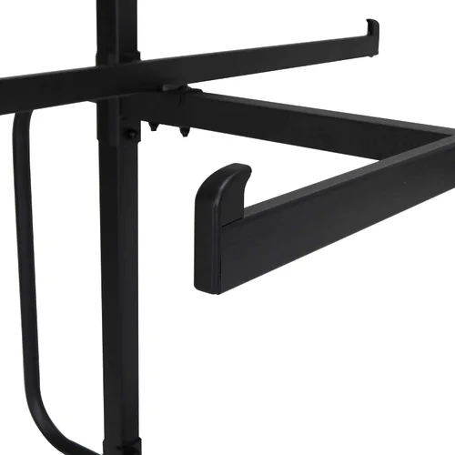 Vista 6 de LIFETIME Carrito de almacenamiento de silla vertical, acero aleado, negro