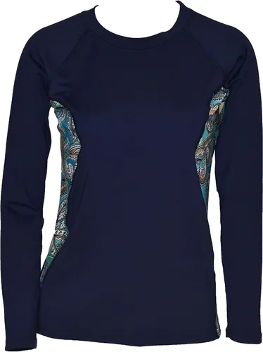 Vista 8 de Private Island Camiseta de entrenamiento de manga larga para mujer con protección UPF 50+ (RGT)